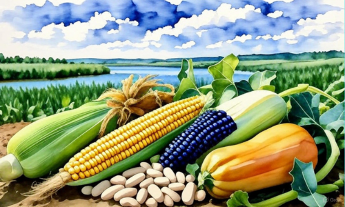 Three Sisters by the water